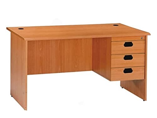 Olympic Nadbe120Kd Office Desk+Kd, Beech Colour