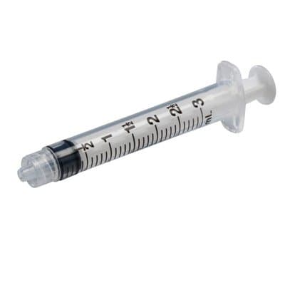 Monoject SoftPack 3mL Syringe Only - Without Needle - Leur Lock Tip - Pack of 10