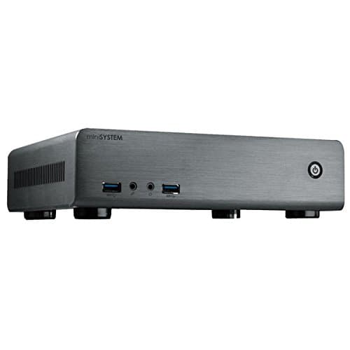 MS-Tech CI-70/120W PC Case Flex-ATX/Mini-ITX, 1x 2.5 Inch Internal, 2x USB 3.0, Black