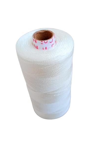 Nylon Yarn Thread for Beads and Jewellery Making, White, Pack of 1