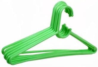 Plastic Clothes Hanger Set of 24 Clothes Hnager for Wardrobe Garments Hanging Green