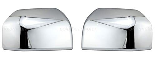 2X Top Half Upper Chrome Mirror Covers for 2015-2020 Ford F150 F-150