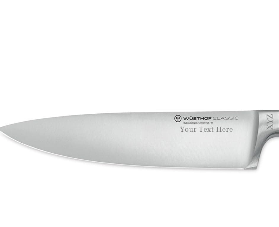 Wüsthof Classic 8" Chef Knife, Custom Engraved, Personalized