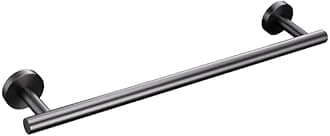 Stainless Steel Bathroom Accessories Hardware Set Towel Rack Toilet Roll Paper Holder Bar Hanger Hook Brushed Gunmetal Grey,Gunmetal Hook,China (Gumetal Towel Bar China)