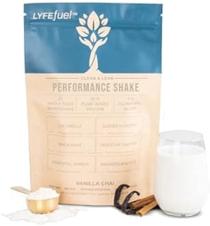 - Vegan Protein Shake by LyfeFuel | Plant-Based Protein Powder with BCAA, Greens & Superfoods for Sports Performance, Recovery & Lean Muscle Building | (Vanilla, 24 Servings)