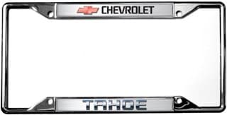 Chevrolet Tahoe License Plate Frame