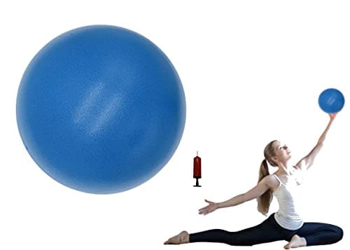 Exercise Ball Small, 6 inch Small Ball for Pilates with Pump, 6 in Barre Ball, 6" Stability Ball Mini Yoga Ball for Women Workout Fitness Physical Therapy PT