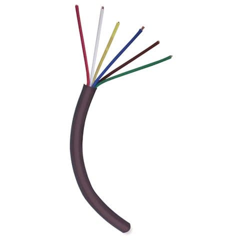 Compatible Replacement for Coleman Cable 18/6 Thermostat Wire - 18 Gauge 6 Conductor - 50 Foot