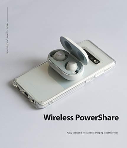 Ringke Fusion Designed for Galaxy S10 Plus Case Crystal PC Back Drop Protective Cover for Galaxy S10 Plus (6.4") - Clear