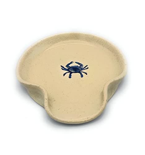 Ceramic Spoon Rest with Maryland Blue Crab