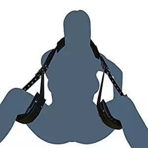 Leather Open Leg Straps Neck Bands Thigh