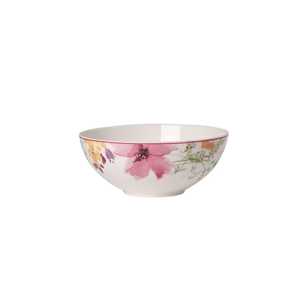 Mariefleur Basic Fruit Dish, 5 in, Premium Porcelain, White/Multicolored