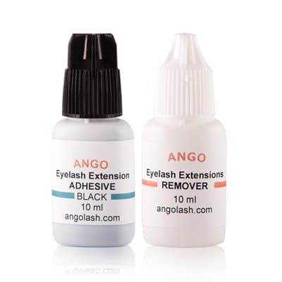 Ango Eyelash Extension Black Glue & Remover Set