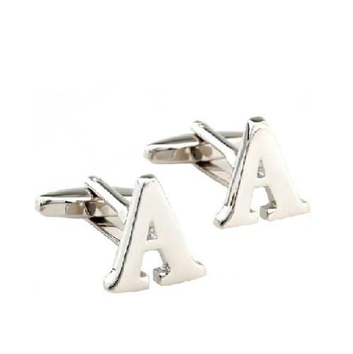 Ankin Initial Alphabet Letter Cufflinks Cuff Links