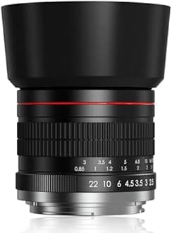 85mm f1.8 Portrait Lens - E Mount Lens for Sony, Medium Telephoto Camera Lenses Manual for Sony A7R A7S A7 A6500 A6400 A6300 A6000 A5100 A5000 NEX-7 NEX-6 NEX-5T NEX-5R etc