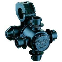 3/4" 4 Outlet Multiple Nozzle Body for Wet Booms (QJ364C-3/4-NYB) by TeeJet