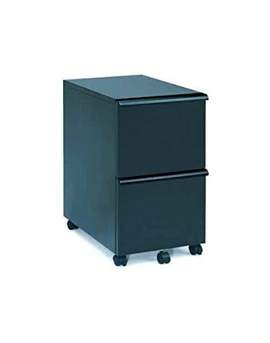 Black Finish File Cabinet w Key Lock