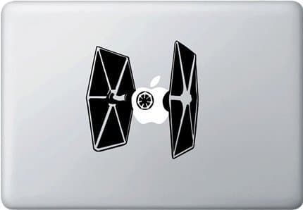 Tie Fighter Star Wars Vinyl Decal for Macbook