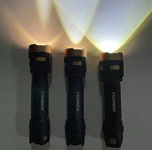 Duracell DUREBEAM UL TRA Variable Focus LED Flashlight is 650 lumens 3pk, Black and copper (2322022)