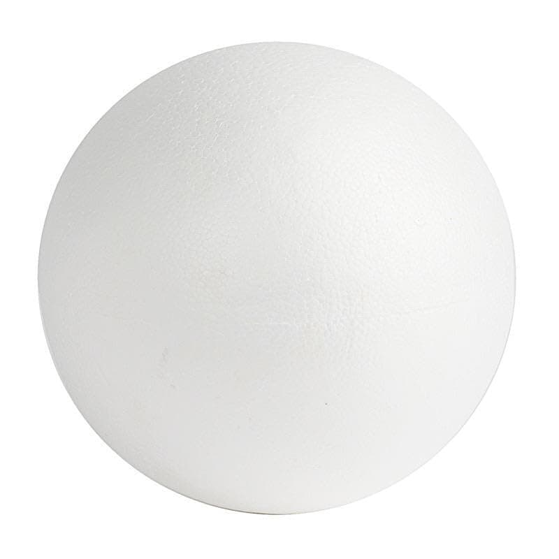 2 pcs 10-Inch White Foam Extra Large Balls | 10" Round Foam Ball for Crafts DIY Kids Art School Projects Wedding Birthday Party Home Decorations Wholesale Supplies
