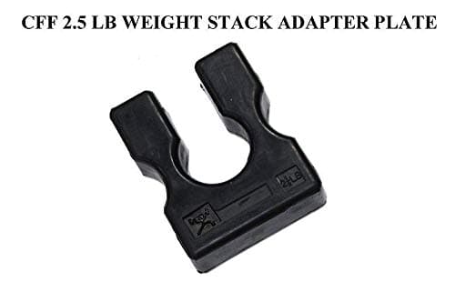 CFF 2.5 lb. Weight Stack Adapter Plate - Add on Fractional Weight Plates for Micro loading Pin Select Gym Equipment