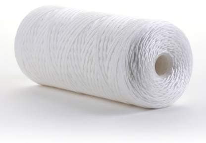 20 x 4.5 Inch Jumbo PP Yarn Wound Threaded Filter Cartridge Suitable for Big Blue Pre Filter Housing, White (Pack of 1)