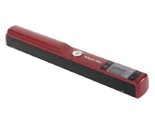 SKYPIX TSN440 A4 Paper Portable Scanner with Preview Function (Red)+ Worldwideing