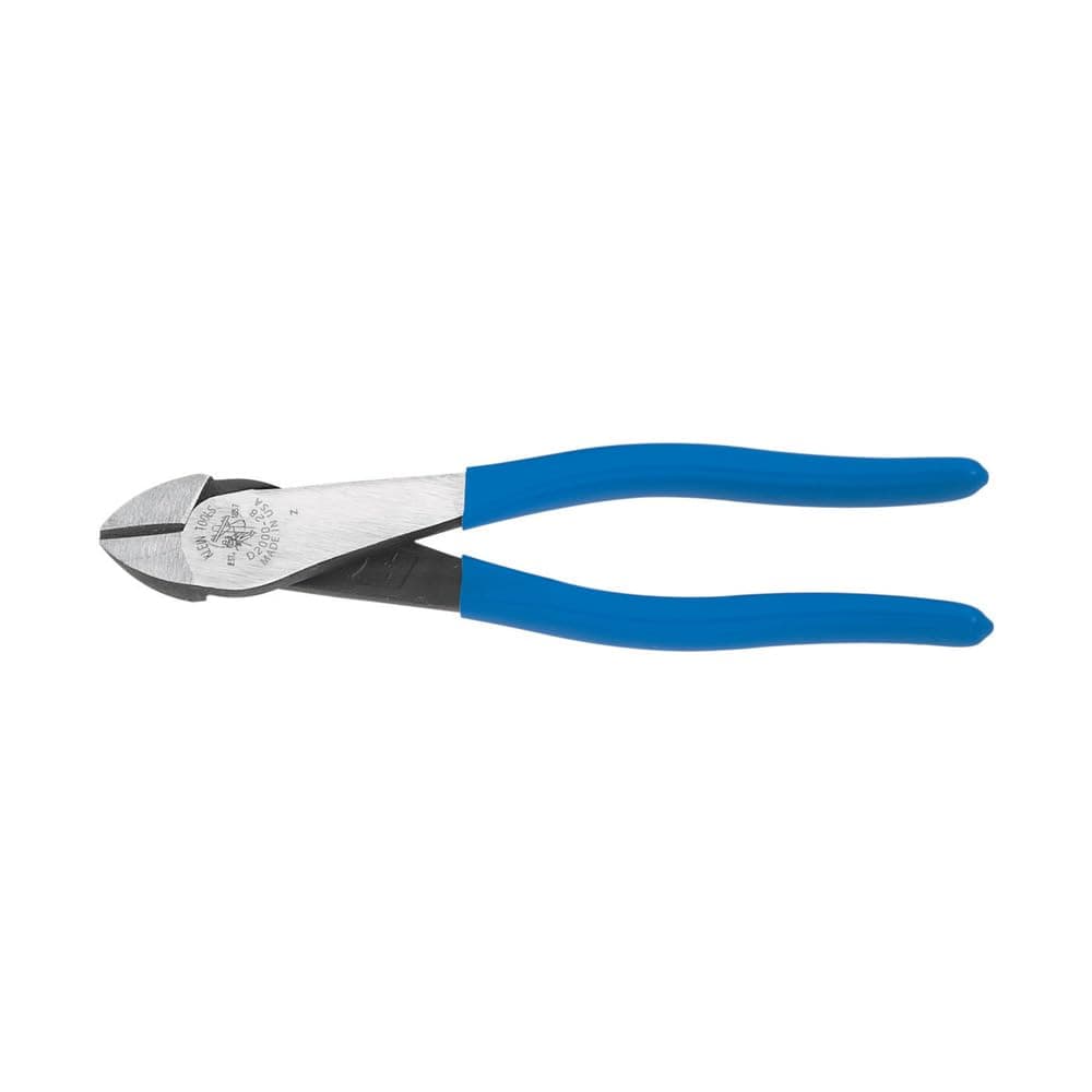D2000-28 Pliers, Diagonal Cutting Pliers with Angled Head are Heavy-Duty to Cut ACSR, Screws, Nails, Most Hardened Wire, 8-Inch