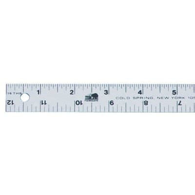 Aluminum Straight-Edge Ruler Size: 18"