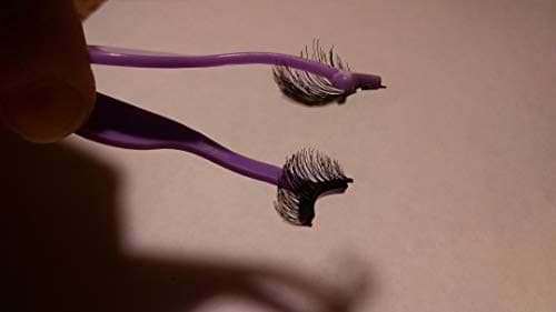 Magnetic Lash Plastic Application Tweezer - Purple