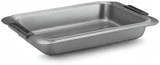 Anolon KC-18274 54706 Advanced Baking Nonstick Cake Pan, Rectangle-9 Inch x 13 Inch, Gray, 18/8 Stainless Steel