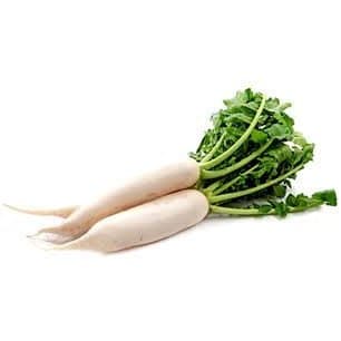 Native Organic Seeds - Radish White - 5 gm