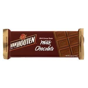 Van Houten Milk Chocolate 72g. 3pack