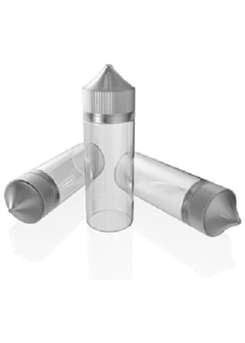 3 Pack - 120ml Chubby Gorilla Unicorn Bottles Clear Empty Juice Drip Bottles