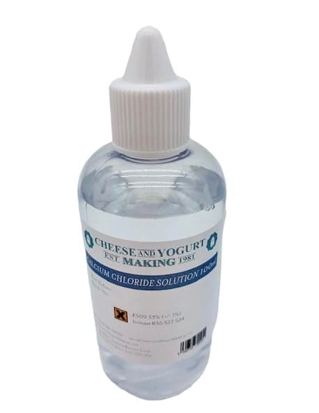 Calcium Chloride Solution for Cheese Making, Enhance Cheese Texture and Yield, Ideal for Home Cheese Makers and Cheese Enthusiasts, Food-Grade, Easy-to-Use Liquid Formulation - 100ml
