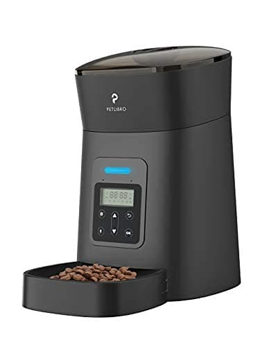 PETLIBRO Automatic Cat Feeder Dog Food Dispenser Auto Timer Pet Feeding Tray, Low Food & Motion & Sound Alerts, 4L Basic PLAF004