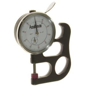 THICKNESS GAUGE (GAGE) DIAL MICROMETER CALIPER SCOPE Ceramic Points SHEET METAL PAPER