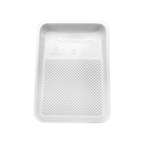 Plastic Disposable Paint Tray Liner 11-Inch, Single (White)