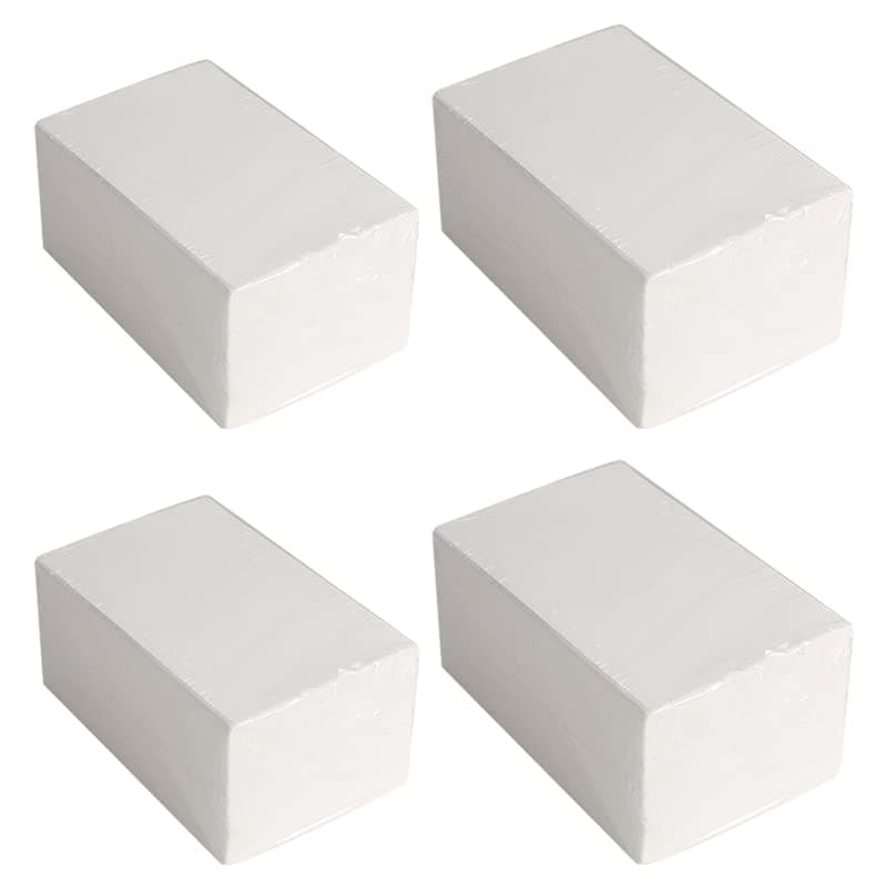 [4 Stack, 2000 Labels] Fanfold 4”x 6” Thermal Shipping Labels Self Adhesive Postage Mailing Labels for Thermal Printer,