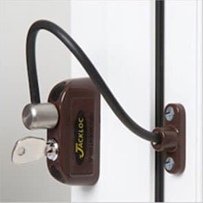 Jackloc Window and Door Restrictor - Brown