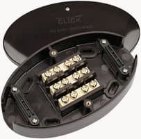 Click WA222 3-Terminal Electrical Junction Box, Brown