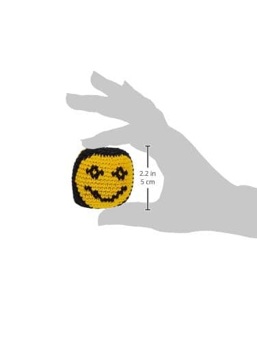 World Footbag Faces Footbag, 3 Pack