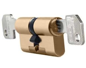 Evva EPS Euro Double Cylinder 62mm PB