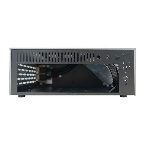 A01 Aluminum Mini-ITX HTPC Desktop Computer Chassis (Black Aluminum)