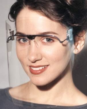 Pro-Tex® 8" Long Face Shield – Reusable, Lightweight, Clear Plastic Shield with Clip-On Design for Glasses – Ideal for Dental, Medical, and Dialysis Professionals – Box of 12