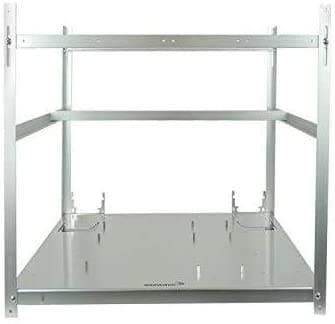 AAAwave - 6 GPU Stackable Aluminum Mining Frame Rig Case with Fan Mounts Ethereum Zcash Coin Mining Chassis