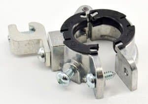 Bridgeport Mighty-Rite SGB-382CL Split Grounding Bushing, 14-4 AWG AC Cable, 3/4 in Trade, Zinc Alloy