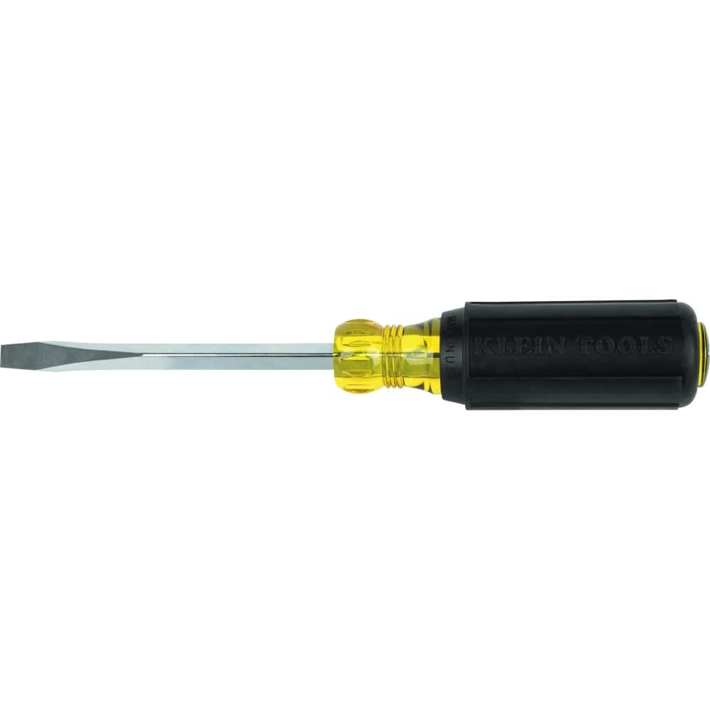 Klein Tools 600-4 1/4-Inch Keystone 4-Inch Heavy Duty Square Shank Tip Screwdriver