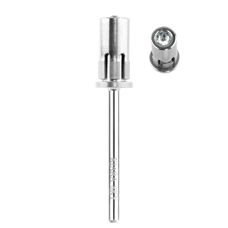 Kiara Sky Professional Nails Stainless Steel Universal Drill Bits for e-file Nail Drill (Crystal Mandrel Bit)