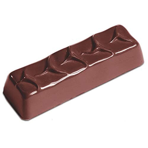 Chocolate World Classic Small Candy Bar Chocolate Mold, 15 Forms